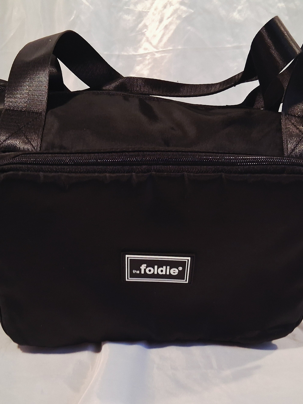 The Foldie Black Men’s Foldable Duffle Bag